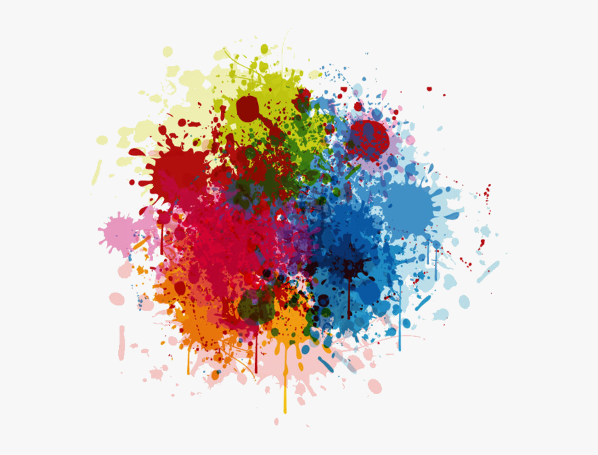 Rainbowspatter2 - Splash Of Color Transparent, HD Png Download, Free Download