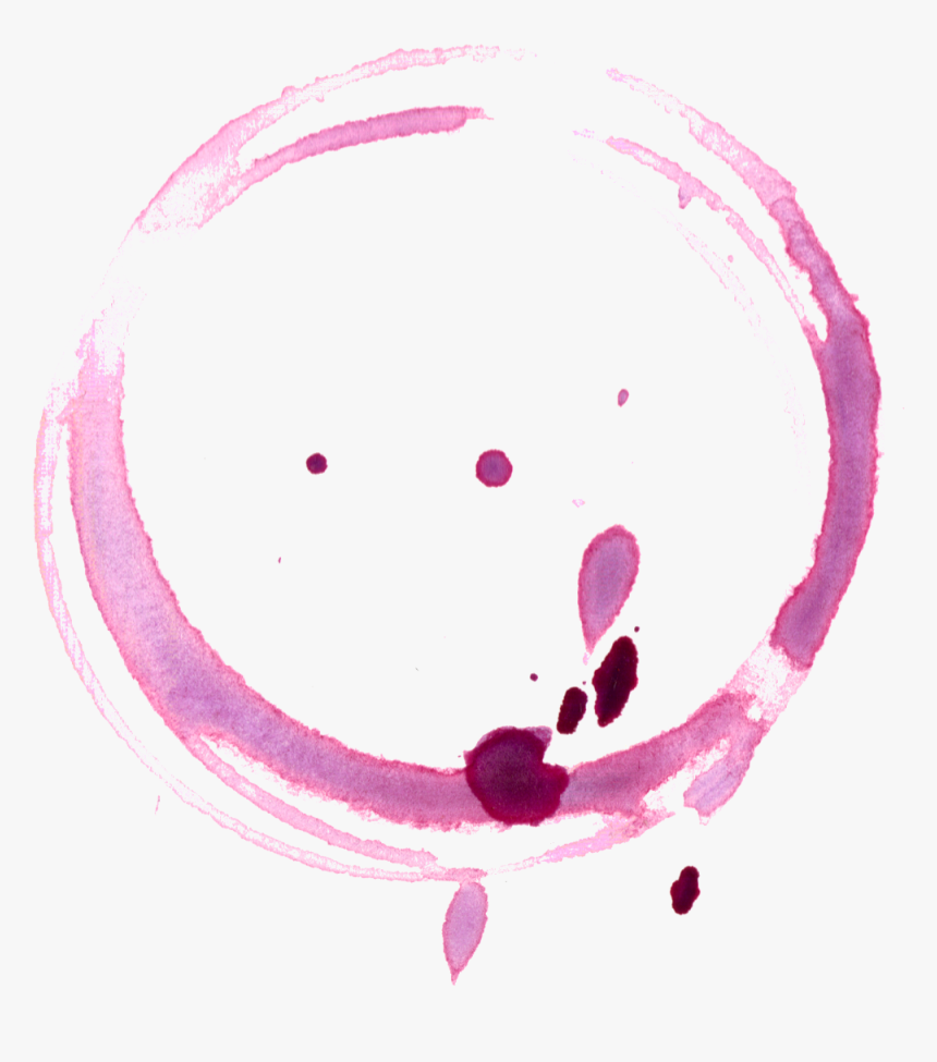 Wine Glass Stain Circle Png, Transparent Png, Free Download