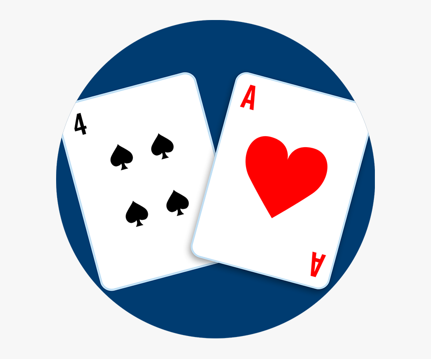 A Four Of Clubs And An Ace Of Hearts Clipart , Png, Transparent Png, Free Download