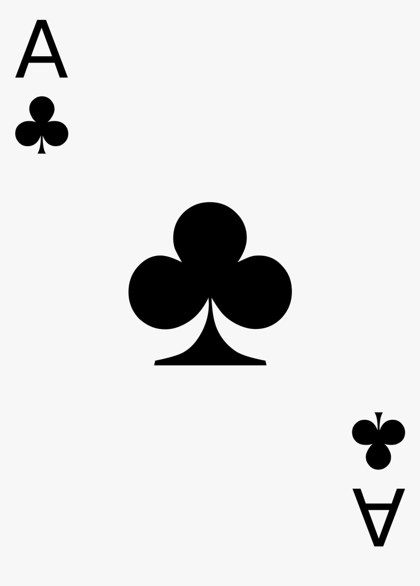 Six Of Clubs Card, HD Png Download, Free Download