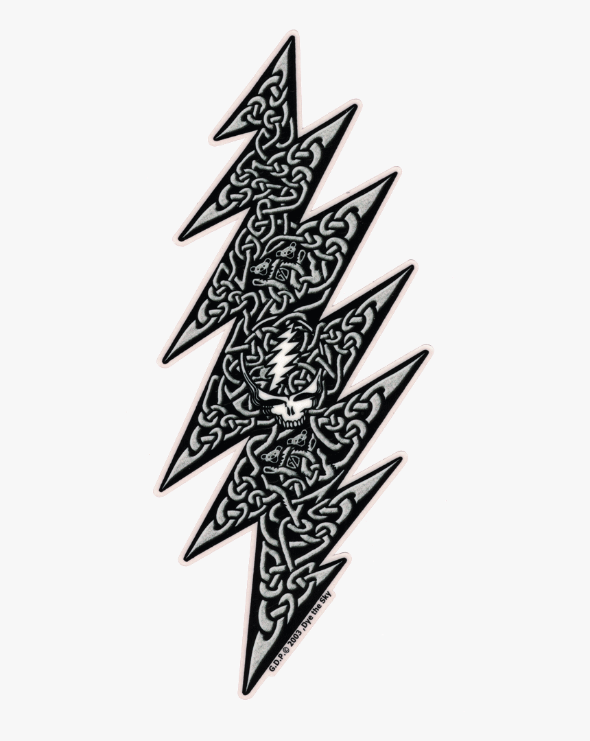 Transparent Lightening Bolt Png - Grateful Dead Lightning Bolt Celtic, Png Download, Free Download