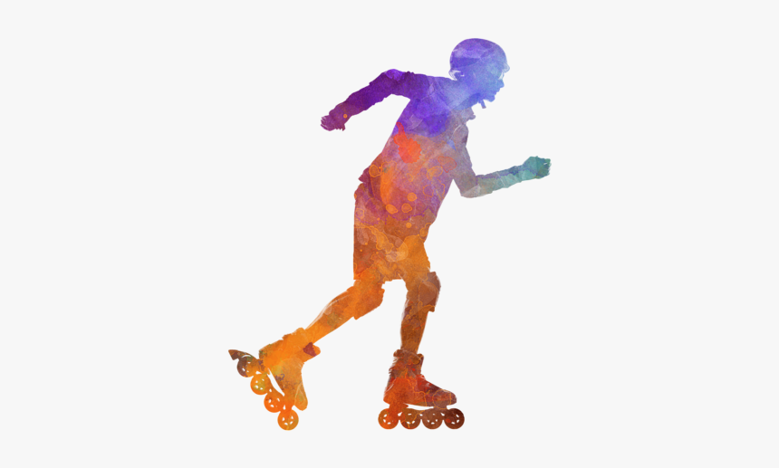 Painting On Roller Blades, HD Png Download, Free Download