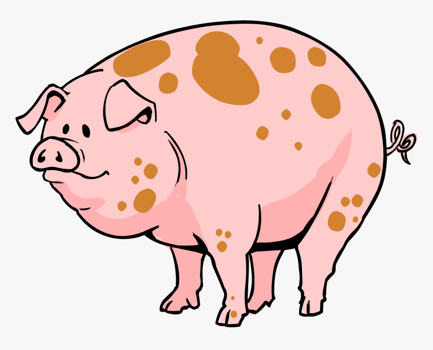 Cute Pig Clipart At Getdrawings - Transparent Cartoon Pig Clipart, HD Png Download, Free Download