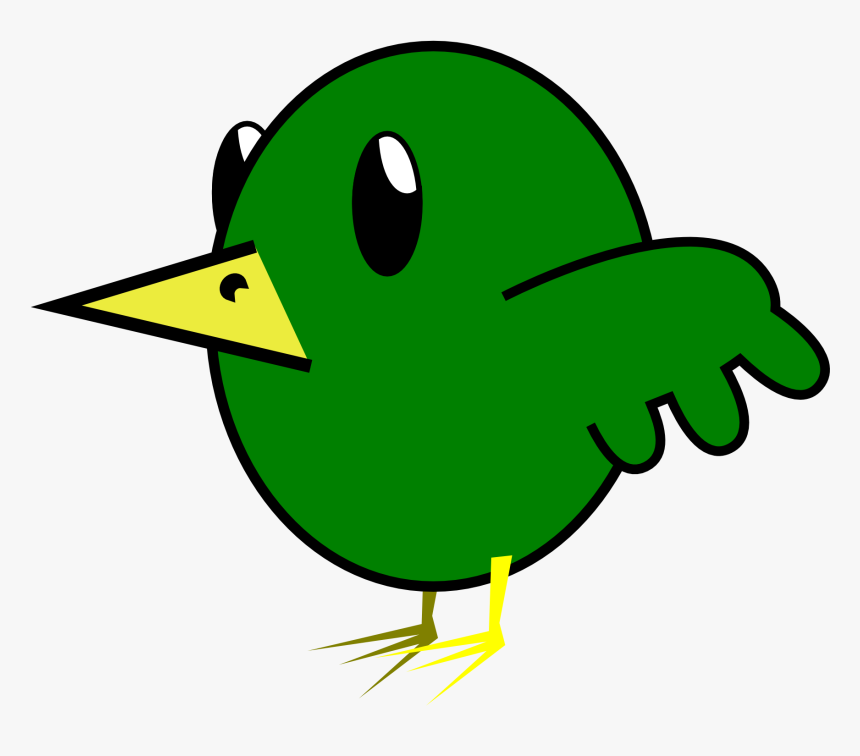 Transparent Dove Clipart Png - Green Bird Cartoon, Png Download, Free Download