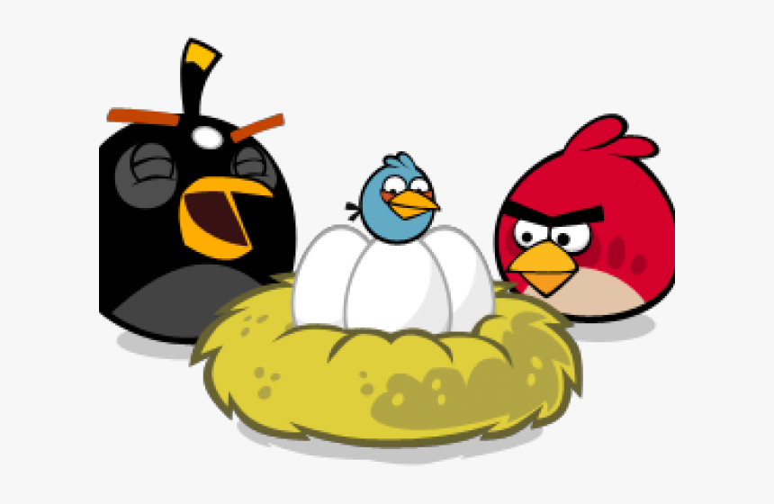 Angry Birds - Angry Birds Nest With Eggs, HD Png Download, Free Download