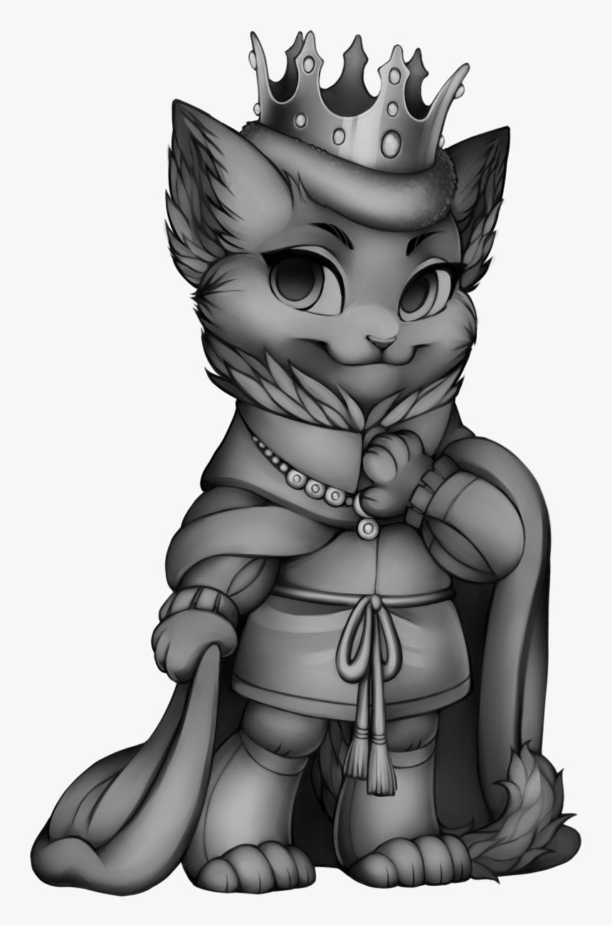 Royal Cat Base - Transparent Furry Base Cat, HD Png Download, Free Download