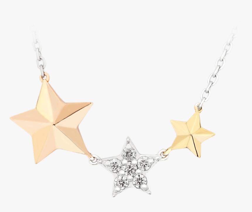 Dangling Twinkle Star Diamond Chain Necklace, HD Png Download, Free Download