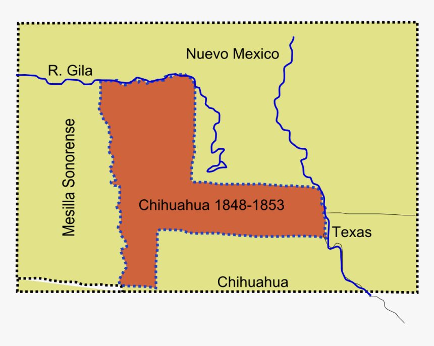 Mesilla Chih Outline Maxsize - Chihuahua Mexico Population, HD Png Download, Free Download