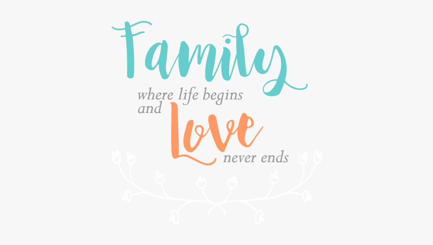 Family Maternity Photography - Calligraphy, HD Png Download - kindpng.