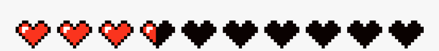 Minecraft Full Health Bar, HD Png Download - kindpng