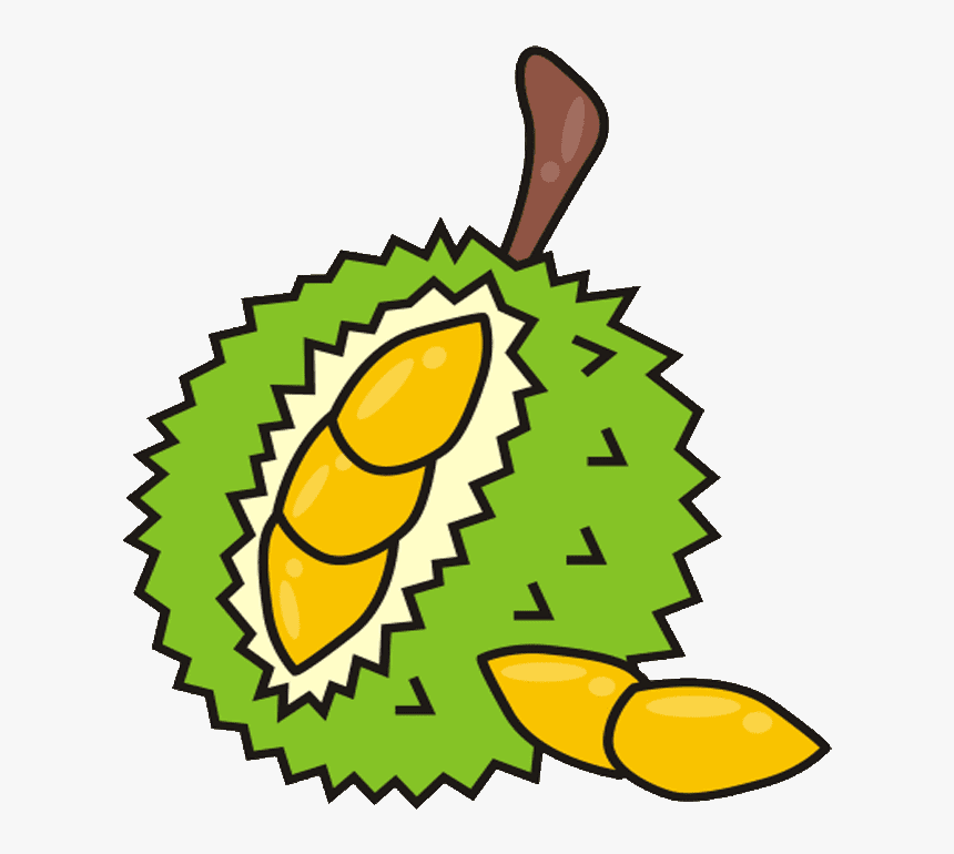 10 Durian Fruit Royalty Free Clipart - Durian Fruit Clipart Png, Transparent Png, Free Download