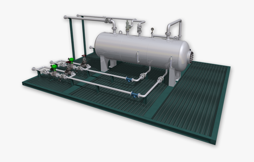 Refinery Separator , Png Download - 3d Horizontal Phase Separator, Transparent Png, Free Download