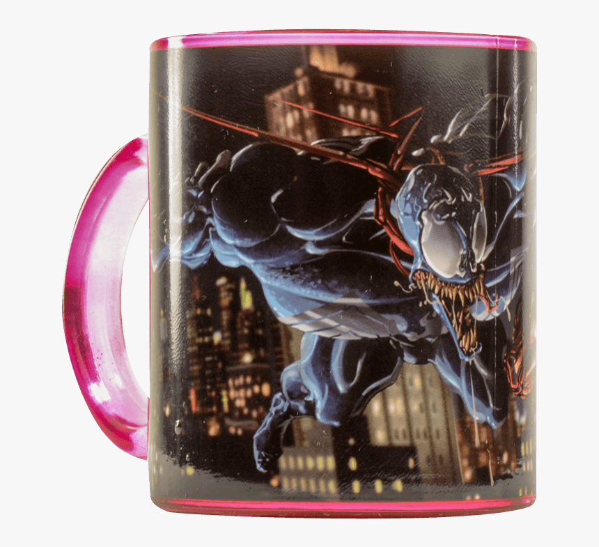 Venom And Carnage Fight Glass Mug - Venom Vs Carnage Pepsicard, HD Png Download, Free Download