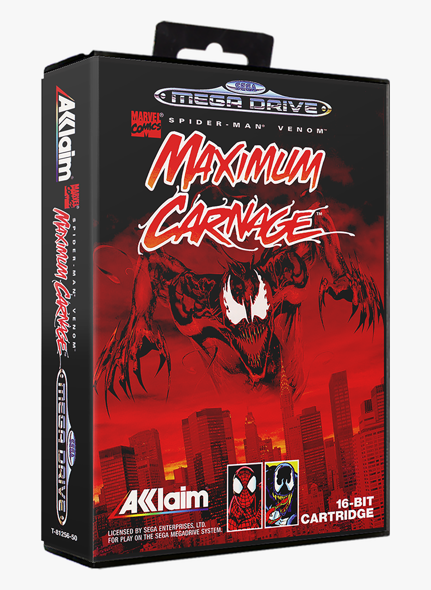 Spiderman And Venom Maximum Carnage Sega Genesis, HD Png Download, Free Download