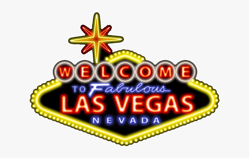 Las Vegas Word Clipart Welcome To Fabulous Las Vegas - Las Vegas Transparent Gif, HD Png Download, Free Download