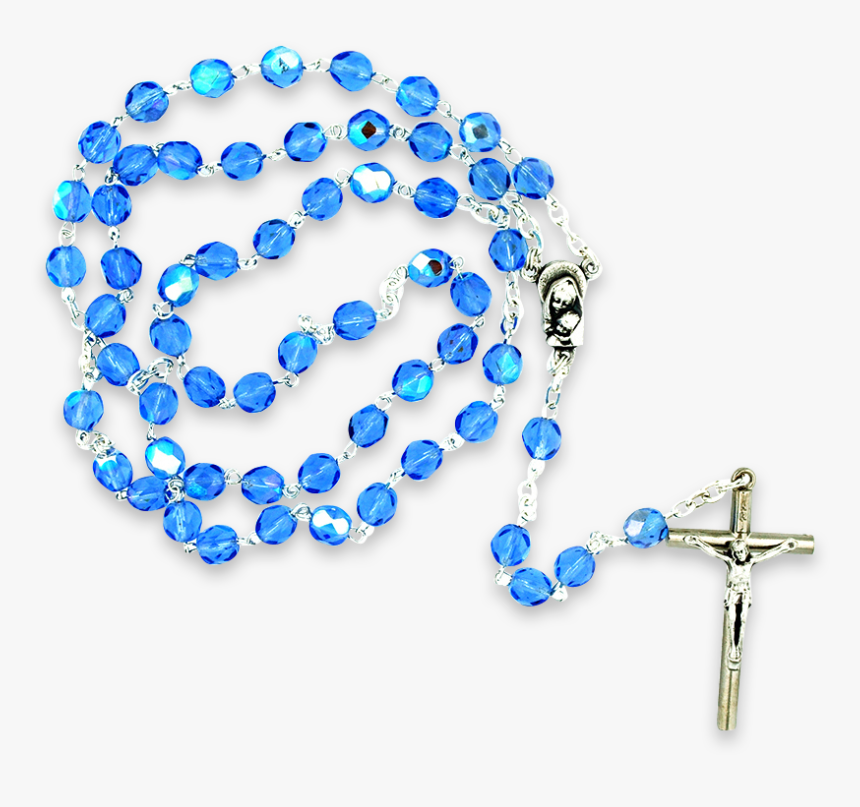 Transparent Blue Crystal Png - Transparent Rosary Beads Png, Png Download, Free Download