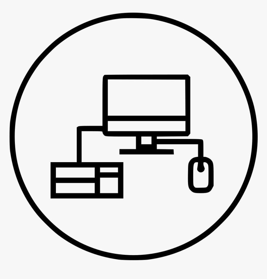 Laptop Computer Lab Study Mouse Click Keyboard Type - Computer Lab Icon Png, Transparent Png, Free Download