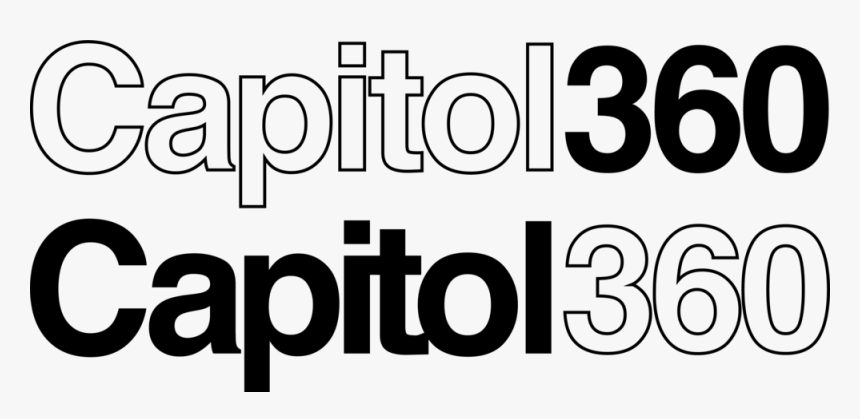 Capitol 360-black - Oval, HD Png Download, Free Download