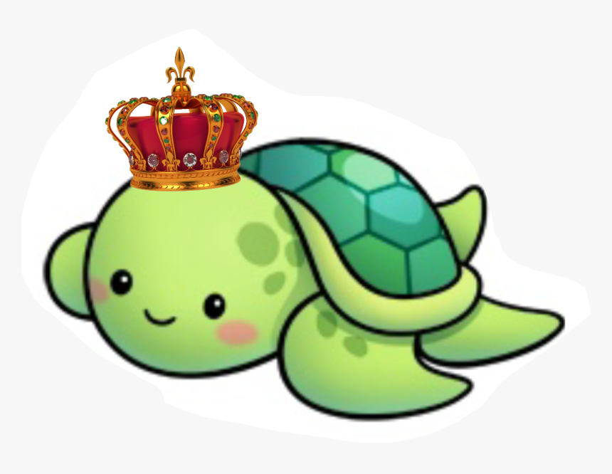 Dad Prince Family - Cute Turtle Drawing Easy, HD Png Download, Free Download