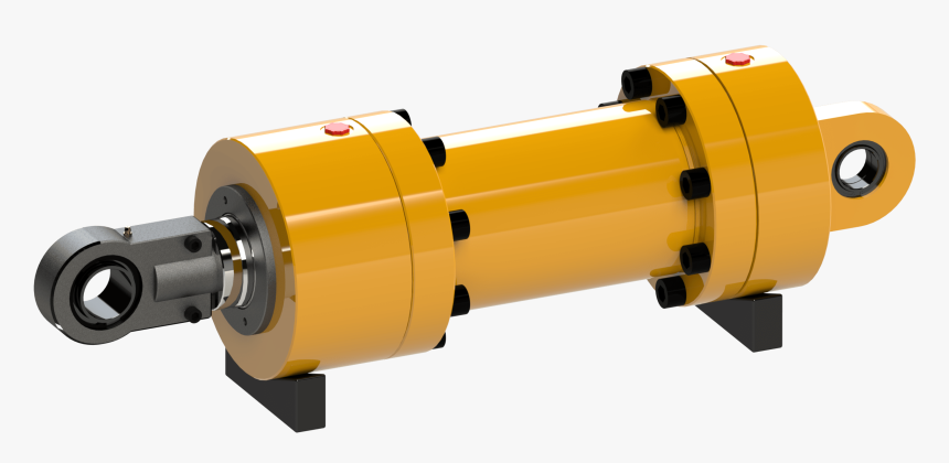 Bolted Construction Cylinder Painted - Bolted Type Hydraulic Cylinder, HD Png Download, Free Download