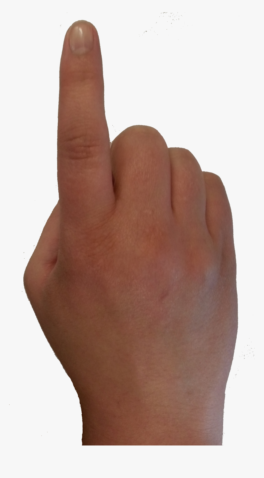 Hand Finger Thumb - Real Hand Pointer Png, Transparent Png, Free Download