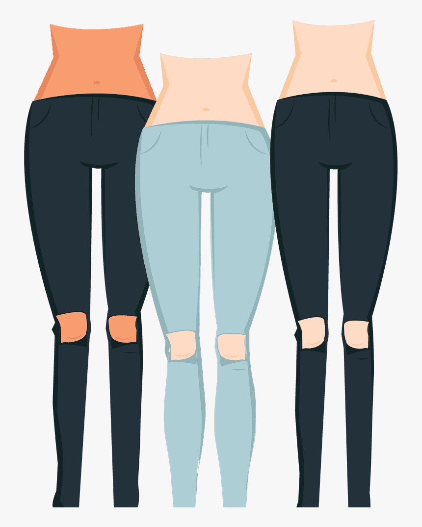 Transparent Ripped Jeans Png - Tights, Png Download, Free Download