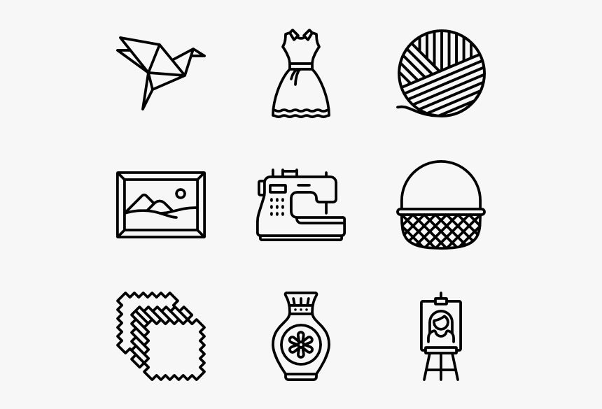 Crafts Clipart Handcraft - Hobbie Icon, HD Png Download, Free Download