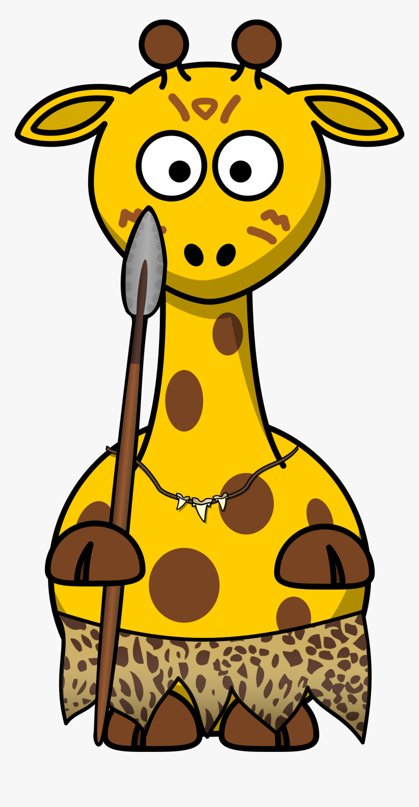 This Free Icons Png Design Of Giraffe Wild - Cartoon Animals Clipart, Transparent Png, Free Download