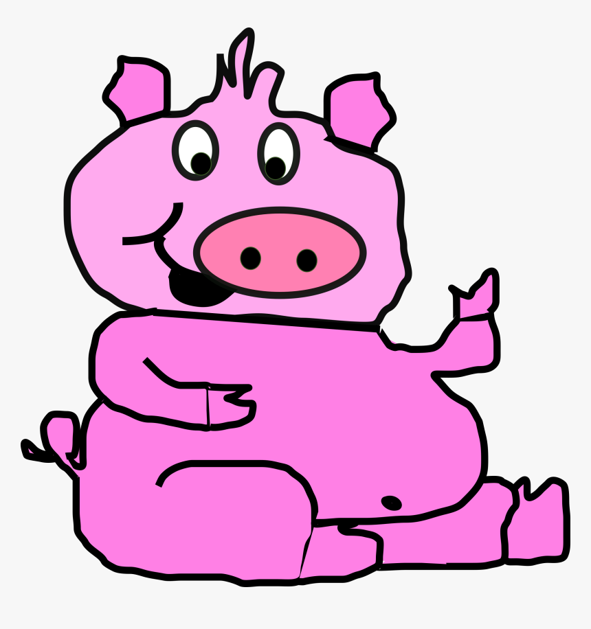 Pink Pig Picture Transparent - Pig Clip Art, HD Png Download, Free Download