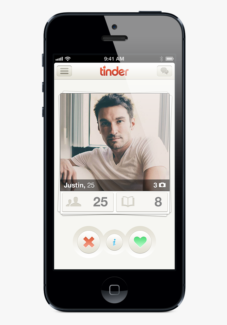 Tinder Profile On Phone, HD Png Download, Free Download