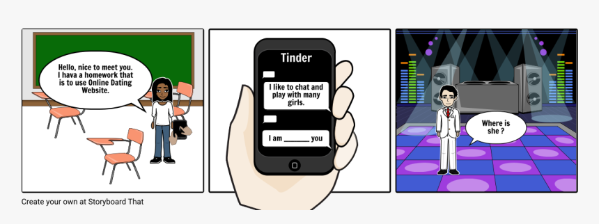 Storyboard For Tinder, HD Png Download, Free Download