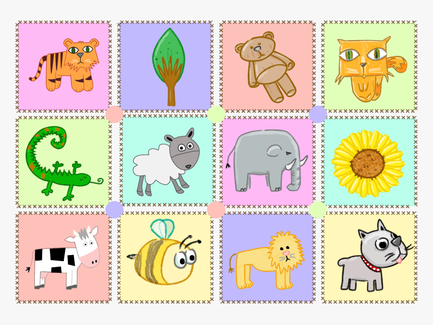 Kid"s Animals Clip Arts - Sounds Of Living Things, HD Png Download, Free Download