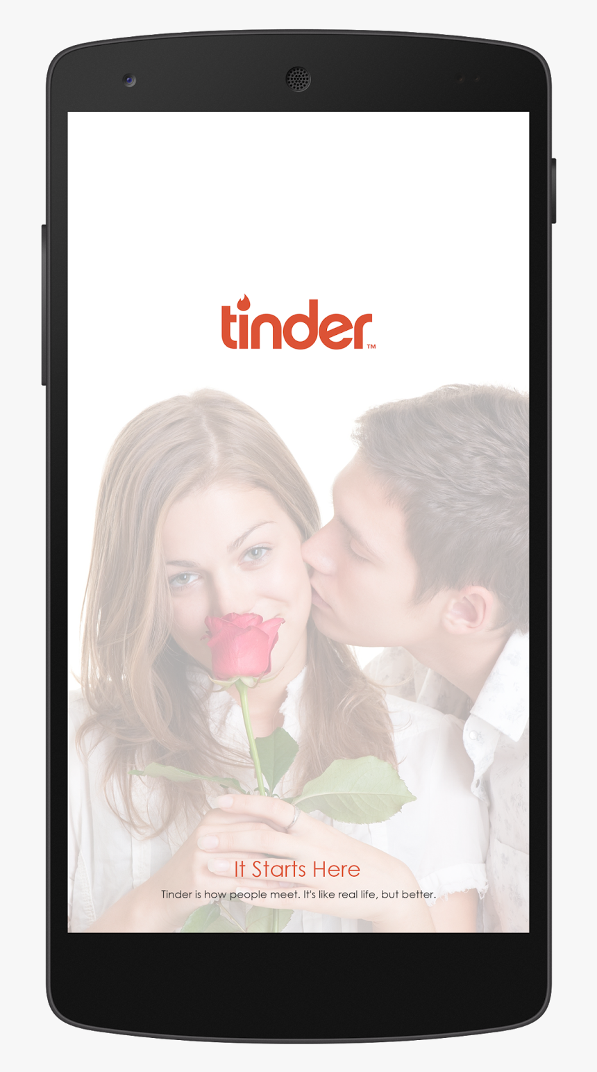 Tinder App Login Screen, HD Png Download, Free Download