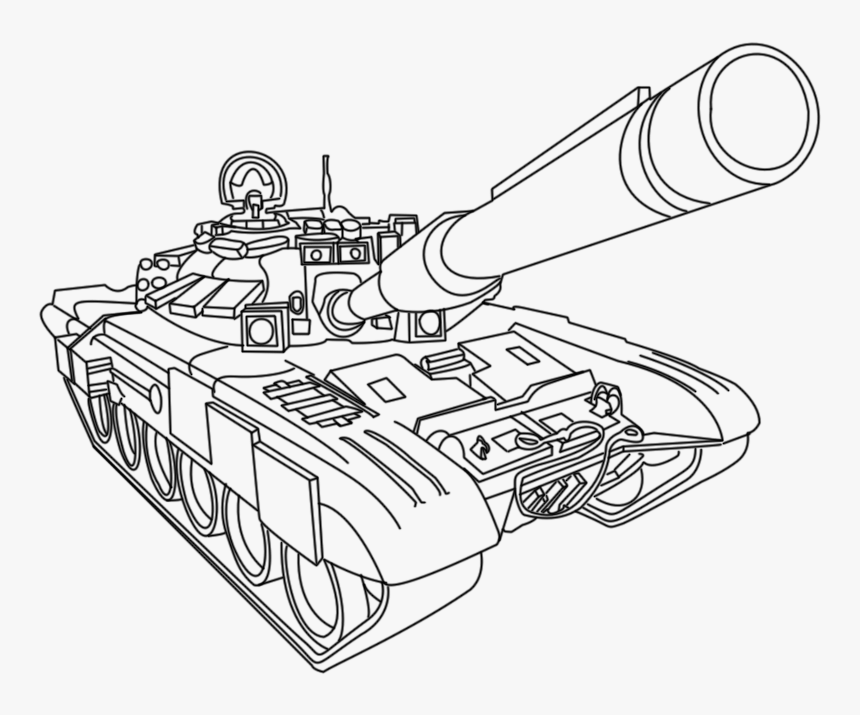 Coloring Pages Army Vehicles, HD Png Download, Free Download