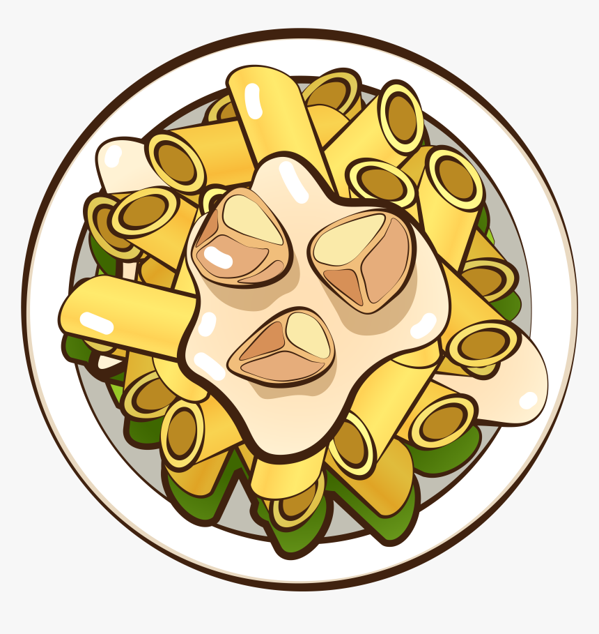 Macaroni Gourmet Food Hand Drawn Png And Vector Image - Clip Art, Transparent Png, Free Download