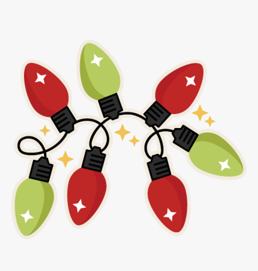 Christmas Lights Cliparts Cute - Christmas Light Free Clip Art, HD Png Download, Free Download