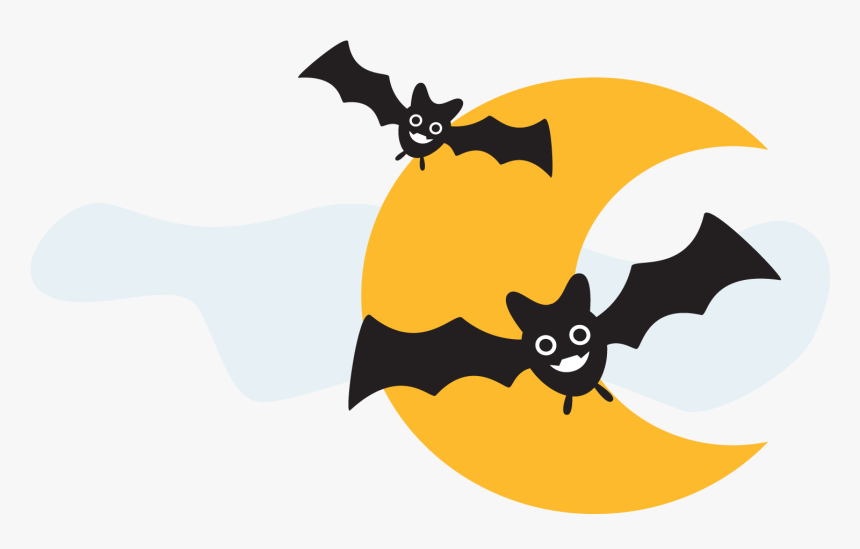 Bat Halloween Drawing Party Clip Art - Bat Hanging Upside Down Vector, HD Png Download, Free Download