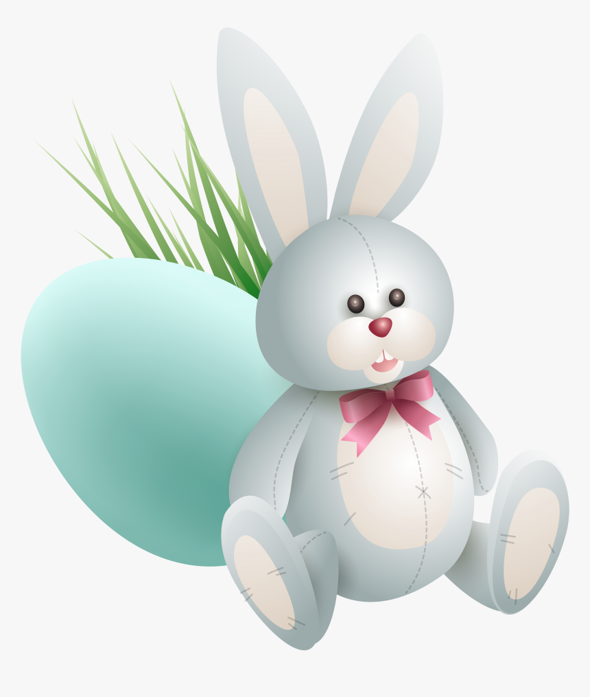 Easter Bunny Easter Egg Clip Art - Transparent Easter Bunny Png, Png Download, Free Download