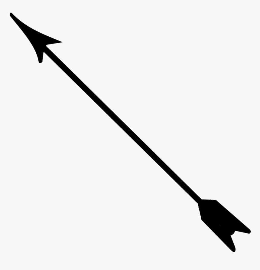 Black Arrow Clip Art - Arrow Drawing, HD Png Download, Free Download