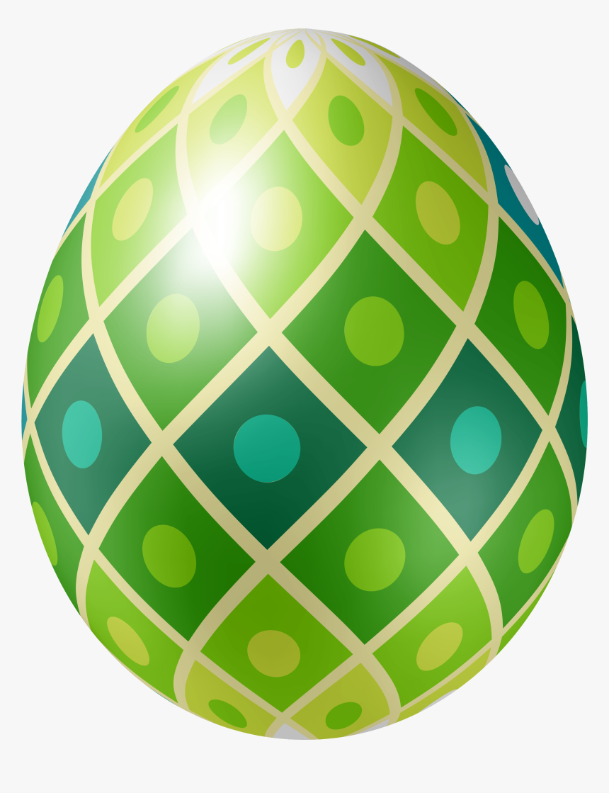 Easter Egg Png Green - Green Easter Egg Png, Transparent Png, Free Download