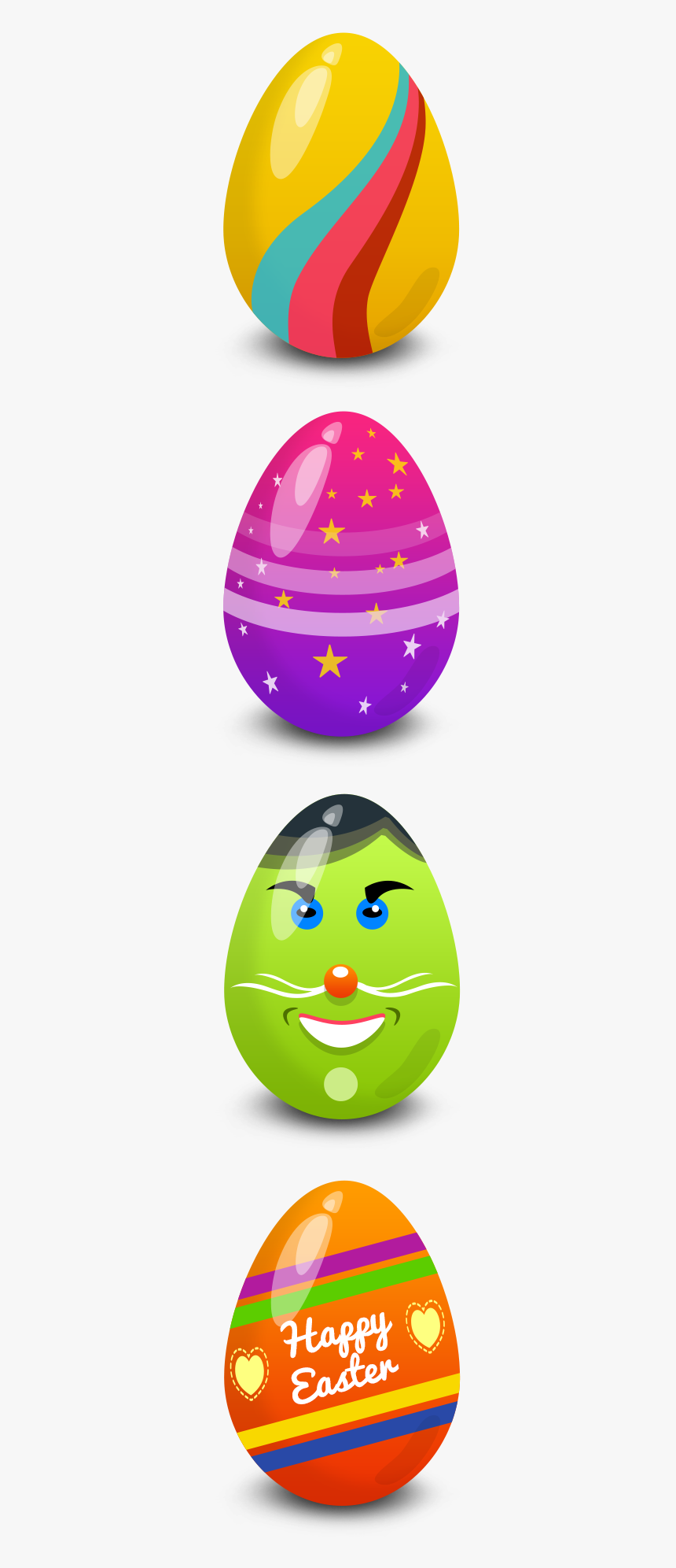 Easter Egg Graphic - Easter Eggs Vector Psd, HD Png Download, Free Download