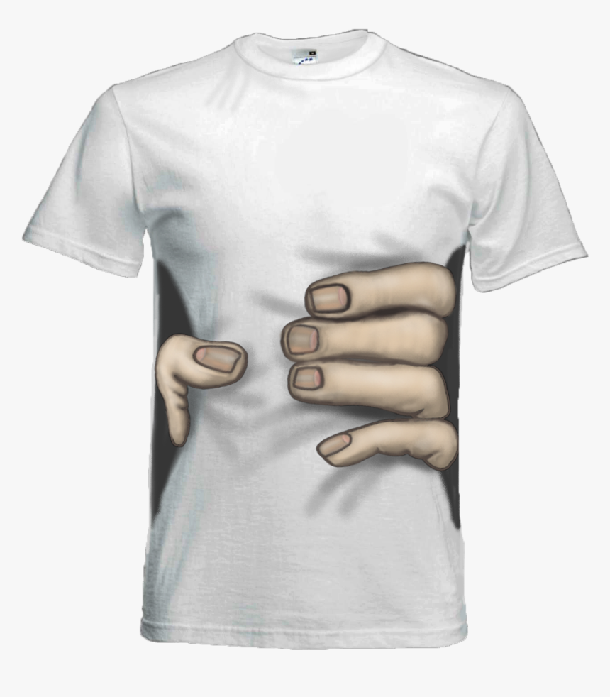 Funny Hand Grab T Shirt In Any Size This Is Funny Design - Hand, HD Png Download, Free Download