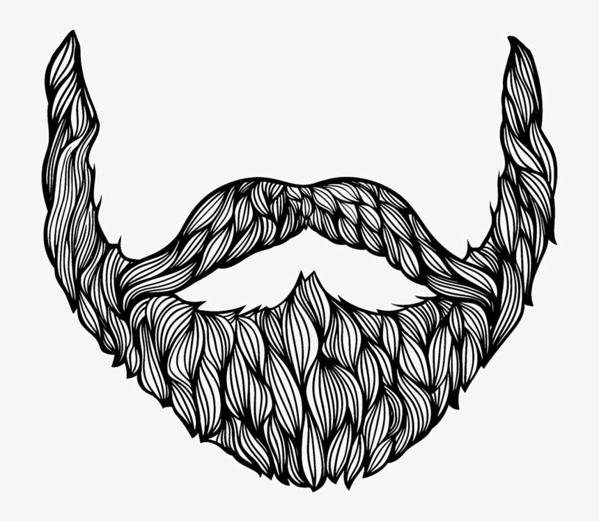 This Png File Is About Beards , People - Beard Drawing, Transparent Png, Free Download