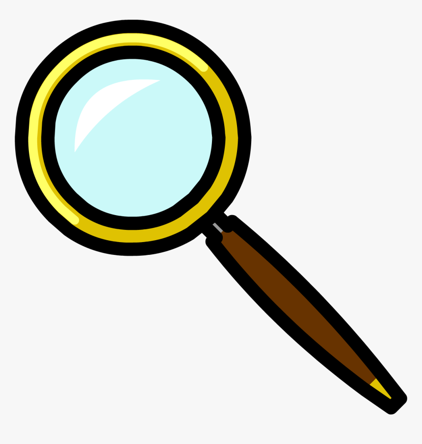 Magnifying Glass Pin - Club Penguin Magnifying Glass, HD Png Download, Free Download