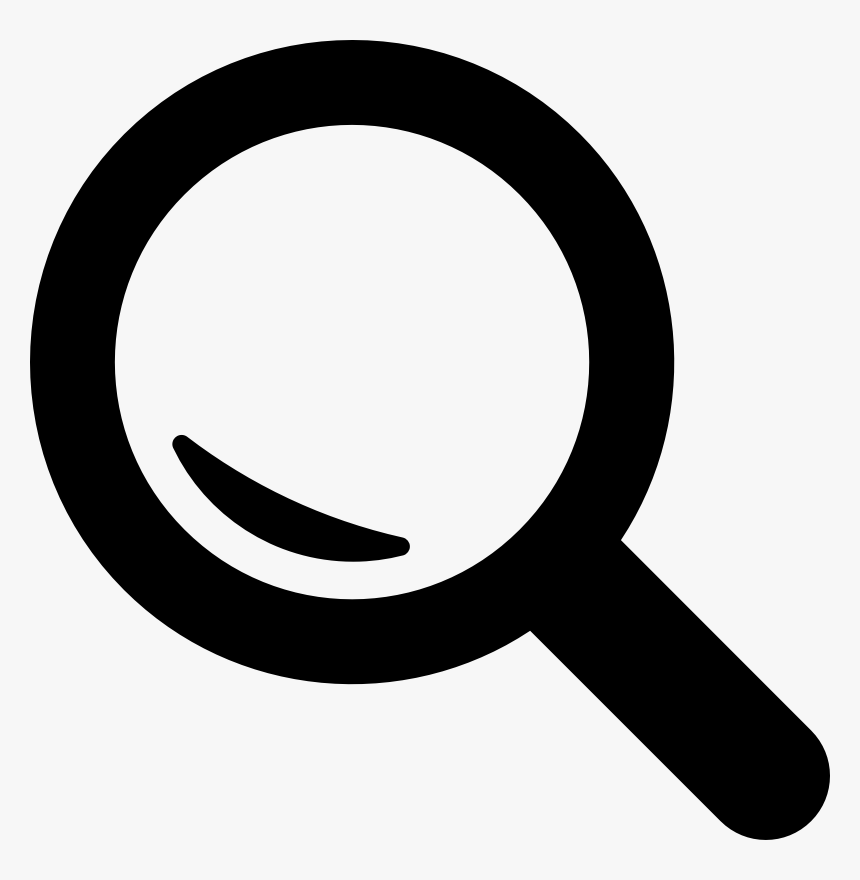 Clipart - Search Ideogram - Magnifying Glass Clipart Black, HD Png Download, Free Download