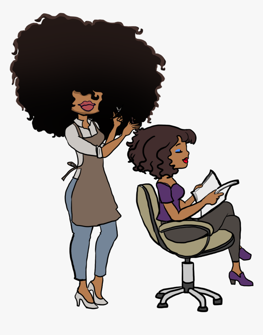 Big Hair - Cartoon - Hair Stylist Png, Transparent Png, Free Download