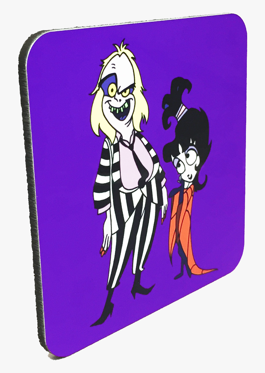 Beetlejuice Cartoon Drink Coaster - Beetlejuice Cartoon, HD Png Download, Free Download