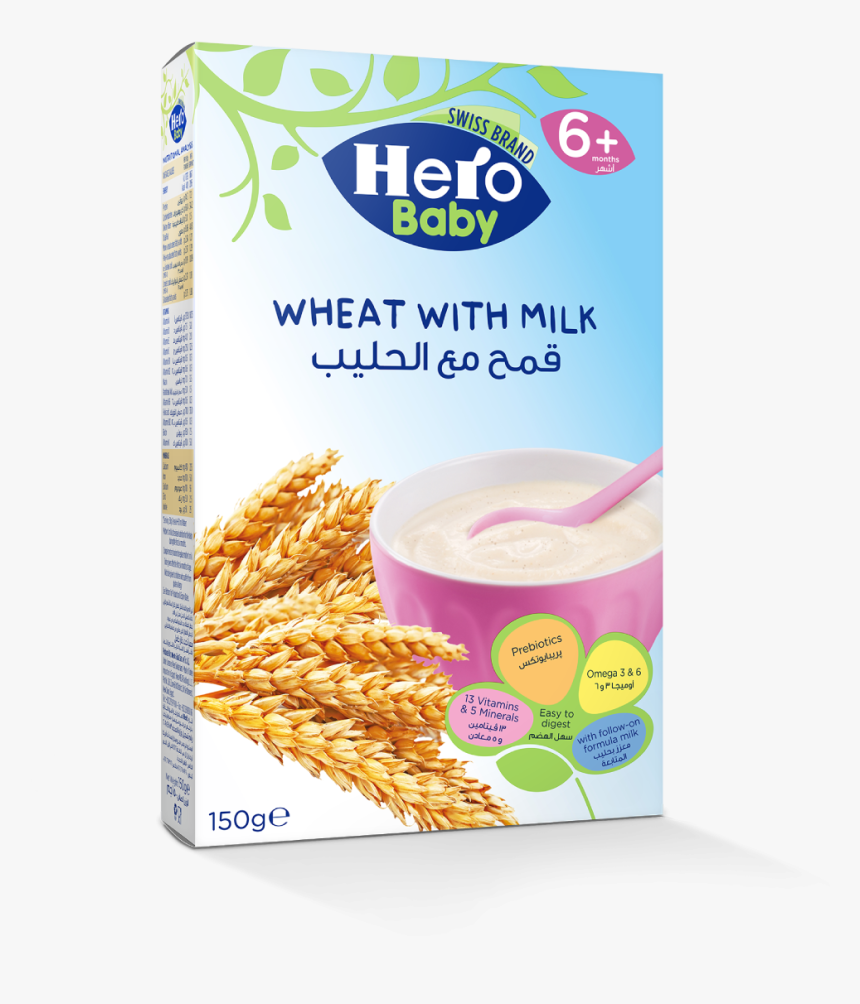 Hero Baby 8 Cereal & Fruit With Milk 150g, HD Png Download, Free Download