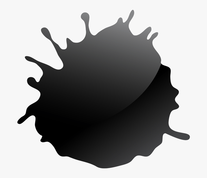 Clipart White Paint Splash Png Image - Colour Black Clipart Png, Transparent Png, Free Download