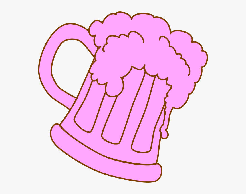 Pink Beer Clipart, HD Png Download, Free Download